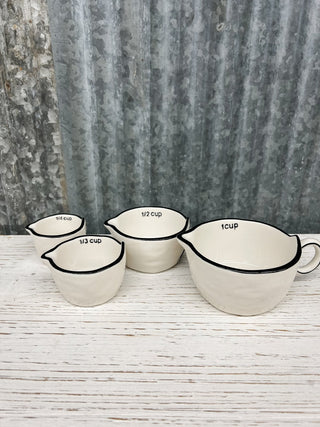 White Measure Cups - Allure Boutique WY