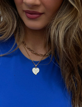 White Prada - You Pendant Necklace - Allure Boutique WY