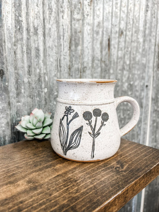 Wildflower Stoneware Mug - Allure Boutique WY