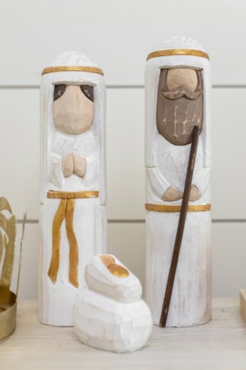 Wooden Nativity Sitter Set - Allure Boutique WY