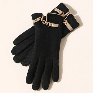 Wool Touchscreen Gloves - Black - Allure Boutique WY