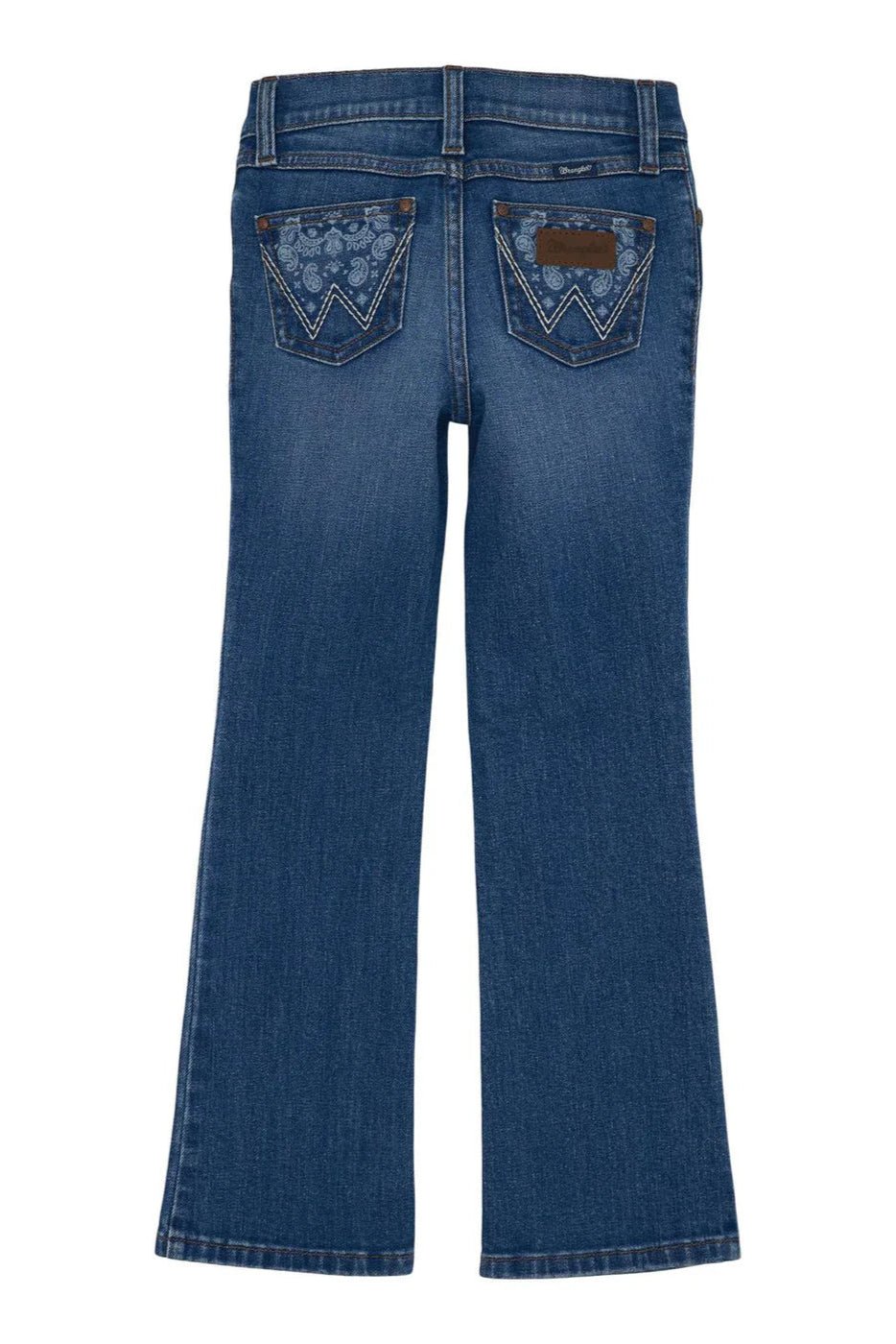 Wrangler Girls Adeline Bootcut Jean with Paisley Pocket Detail - Allure Boutique WY