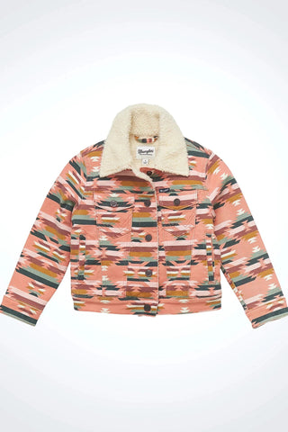 Wrangler Girls Sherpa Aztec Jacket - Allure Boutique WY