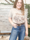 Wrangler Women's Beige Desert Boyfriend Tee - Allure Boutique WY