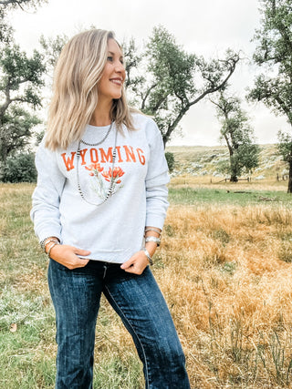 WY State Flower Sweatshirt - Allure Boutique WY