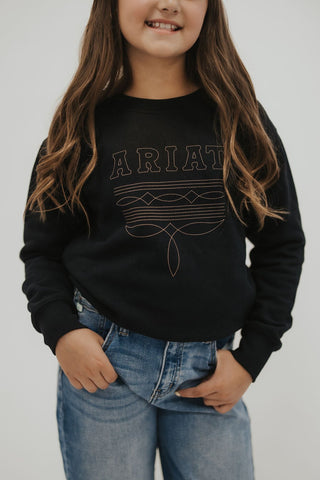 Youth Booted Logo Hooded Sweatshirt - Allure Boutique WY