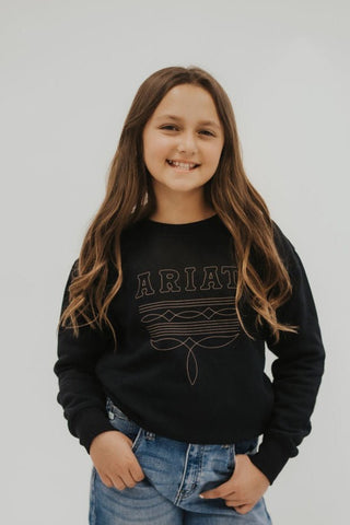 Youth Booted Logo Hooded Sweatshirt - Allure Boutique WY