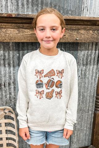 Youth Cheer Bows Sweatshirt - Allure Boutique WY