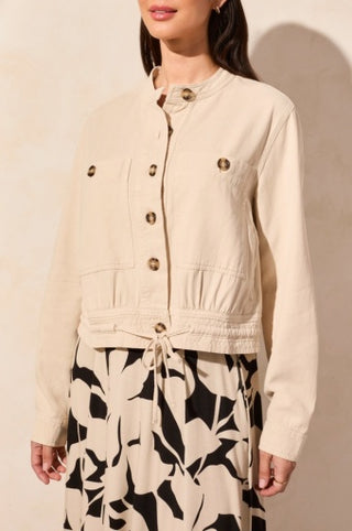 Long Sleeve Jacket with Drawcord