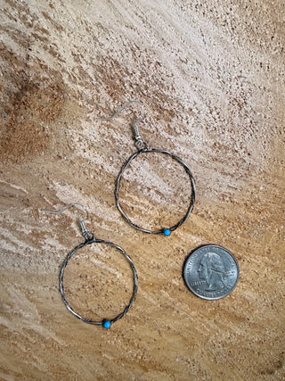 Kingman Twisted Hoop Earrings