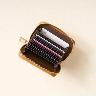Zip Around Wallet - Tan Check - Allure Boutique WY