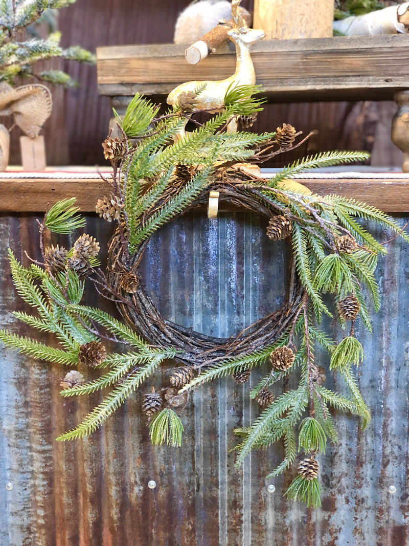 Woodland Pinecone wreath small