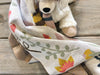 Cotton Knit Baby Blanket with Bee