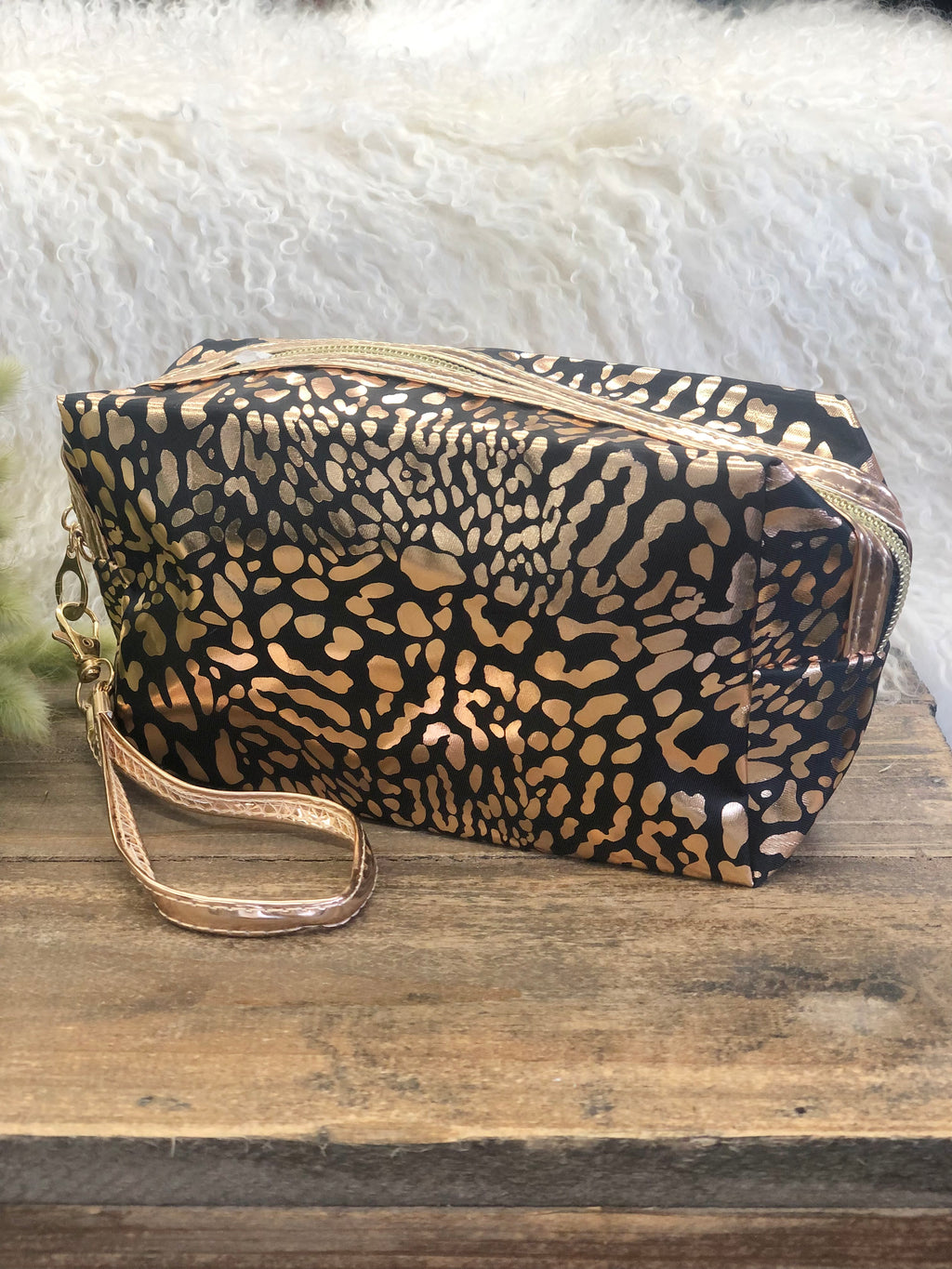 Leopard Print Cosmetic Bags