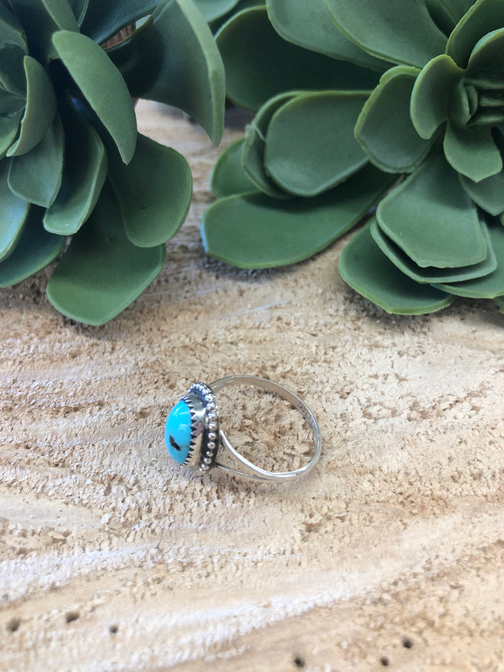 Single Stone Turquoise Ring