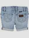 Wrangler® Girls Shorts with Embroidered Flower Detail