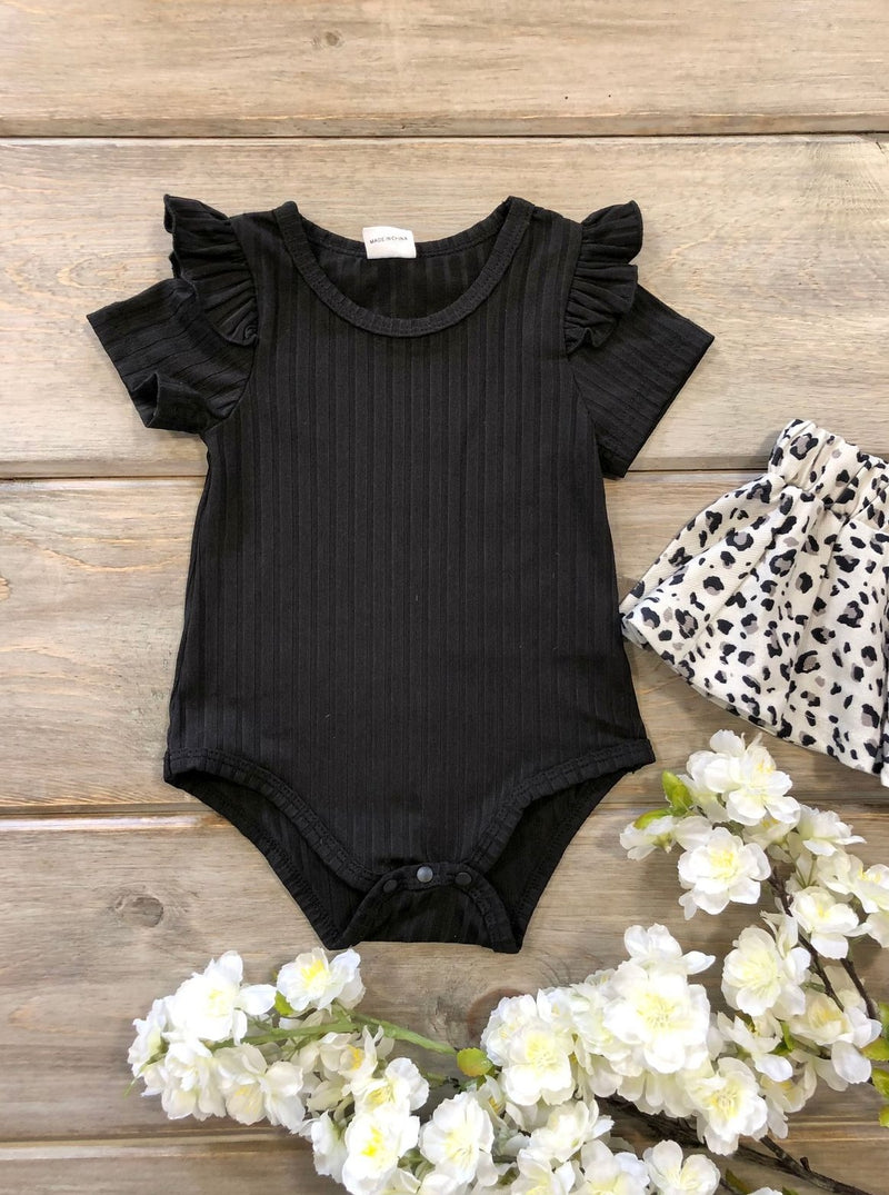 Black Jo Onesie with Bow