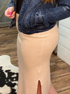 Champagne Sweater Pencil Skirt